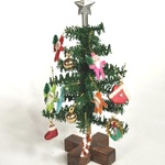ミニチュア　クリスマスツリー　レトロ