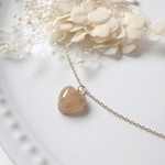 【オーダーメイド】うちの子可愛いぷっくりハートのネックレス♡