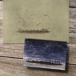 冬の夜空 ペイントver. - Le ciel nocturne d'hiver Paint ver. - [ラバースタンプ]