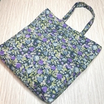 トートバッグ 花柄 布バッグ ☆ ハンドメイド 畳める