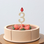 「想いを灯す」ケーキトッパー / 数字トッパー / 月齢フォト / 誕生日飾り / 記念日 / 誕生日 / ハーフバースデー / マタニティフォト / レターバナー / ケーキ ロウソク / ナンバー