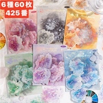 コラージュ　シール　素材　ハンドメイド　ステッカー