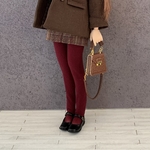 タイツ　ボルドー　22cmドール　ドール服　ピュアニーモ