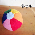 再販×10☆ フェルト ボール☆カラフル☆ベビートイ☆元保育士ママ☆手作りおもちゃ☆