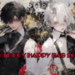 CUTE BOY HAPPAY BAG 2026 デザインペーパー　コラージュシート