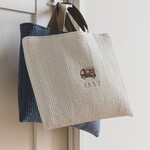 レッスンバッグ 上履き入れ 2点セット はたらくくるま ブルー