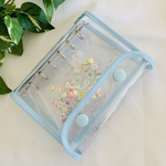 シャカシャカシール帳バインダー(水色)