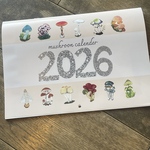 2026壁掛けきのこカレンダー