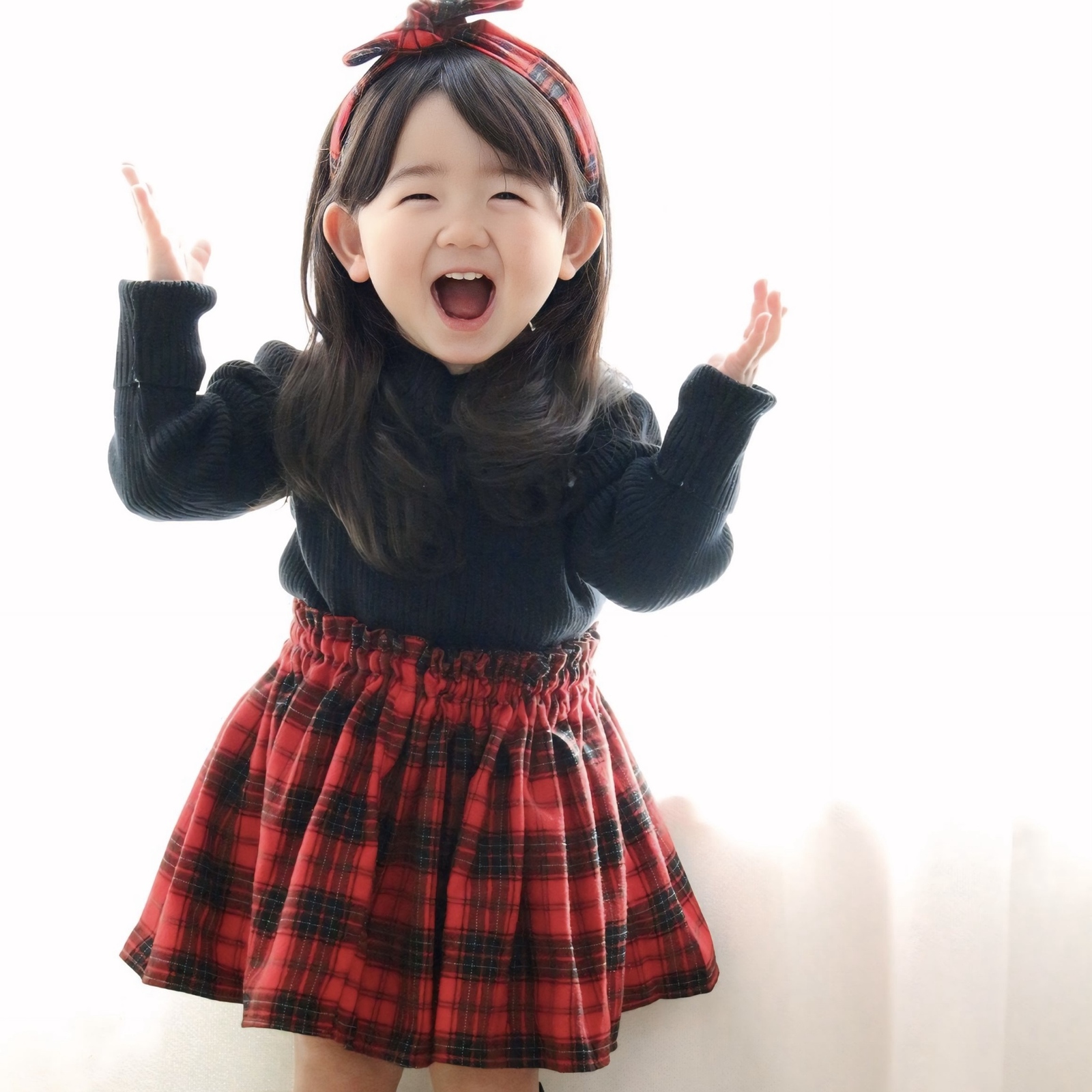 ドット柄のヘアバンド*キッズ*リボン*カチューム*ミニーちゃん