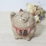 招き猫（茶トラ）