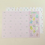 赤ちゃんとぬいぐるみ　デザインペーパー2種類セット