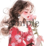 オリジナル人物ステッカー♡No.3057