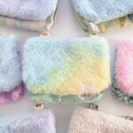 もこもこの移動ポケット【マーブル×ユニコーン】