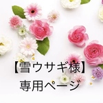 【雪ウサギ様】専用ページ