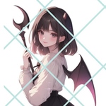 【yu-2197】ゆにゃん♡オリジナル人物 ステッカー オリジナル人物ステッカー