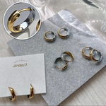 ★シンプル　 フープピアス　シルバー　ゴールド★