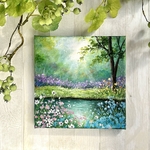 アクリル画《原画》 ✴︎  森の花園 ✴︎
