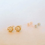 petitフラワーパールピアス
