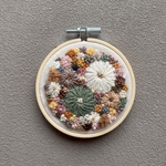 刺繍枠アート🌼pastel2