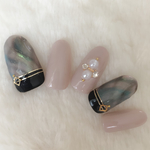 blanche★大人な冬ネイル