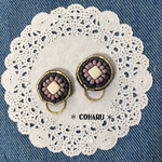ビーズ刺繍とフープ♡ピアス②