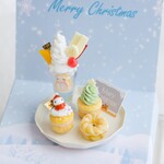 クリスマス　パフェプレート C  