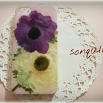 ♥iPhone5・5S♥　 押し花ケース♡アネモネ