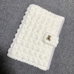 もこもこ手帳カバー