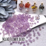 【brsr3600】【4mm】【約250個】Micro Flour Beads　オリジナル♪手染めビーズ