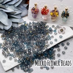 【brsr3611】【4mm】【約250個】Micro Flour Beads　オリジナル♪手染めビーズ