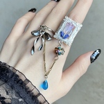 〜小さな花壇🖤⋈💙ダブルリング〜