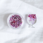 Flower Dust Series／❤️Rouge Crushルージュクラッシュ【クラッシュフラワー・レジン／ネイル用】