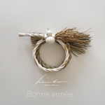 しめ縄飾り*水引ゴールドホワイト