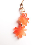 [再販]紅葉の秋　紅葉ピアス