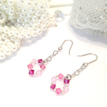 限定１個💘　愛されピンクスワロのキラキラピアス