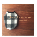 【受注製作】サイズ1〜5＊black blockchecked＊1/ 5変更あります。