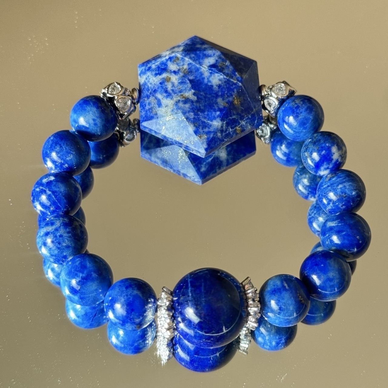 ラリマーデザインブレスレット🌊🫧🪸🐬 - mallory88_natural_stone