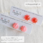 めんだこちゃん レジンピアス/イヤリング