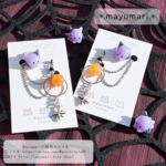 【金具シルバー】ハロウィン限定めんだこちゃん