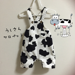 ☆再販4☆うし柄サロペット