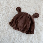 m1695   コーデュロイ耳付き帽子