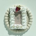 いちごのケーキモチーフ トレカケース｜大人可愛い・推し活・ハンドメイド　大粒　赤