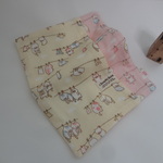 SALE*大きめ*ラ洗濯ネコ*やわらかガーゼハンカチ2枚セット