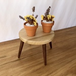 ミニテーブル☆丸形☆１6ｃｍ☆CR120☆木工雑貨