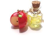 自家製アップルサイダー＆蜜りんごのネックレス