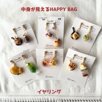 見えるHAPPY  BAG   イヤリング④　ミニチュア　