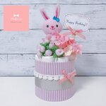 ★taruto0422sama専用★再販★大切な家族であるペットへの贈り物に💕ペットシーツケーキ〜pink rabbit〜