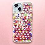 猫猫ちゃんちゃんの襲来　グリッターキラキラiPhoneケース