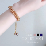 │snow dome│ブレスレット│bracelet│toietmoi_flower｜アンティーク 
