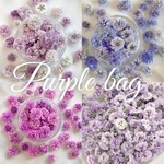 かすみ草　福袋　 happy bag  パープル　ドライフラワー　ヘッドのみ　カスミソウ　カスミ草　花材　青　赤　緑　黄色　ピンク　ハッピーバッグ2026 かすみ草ドライフラワー　カスミソウ
